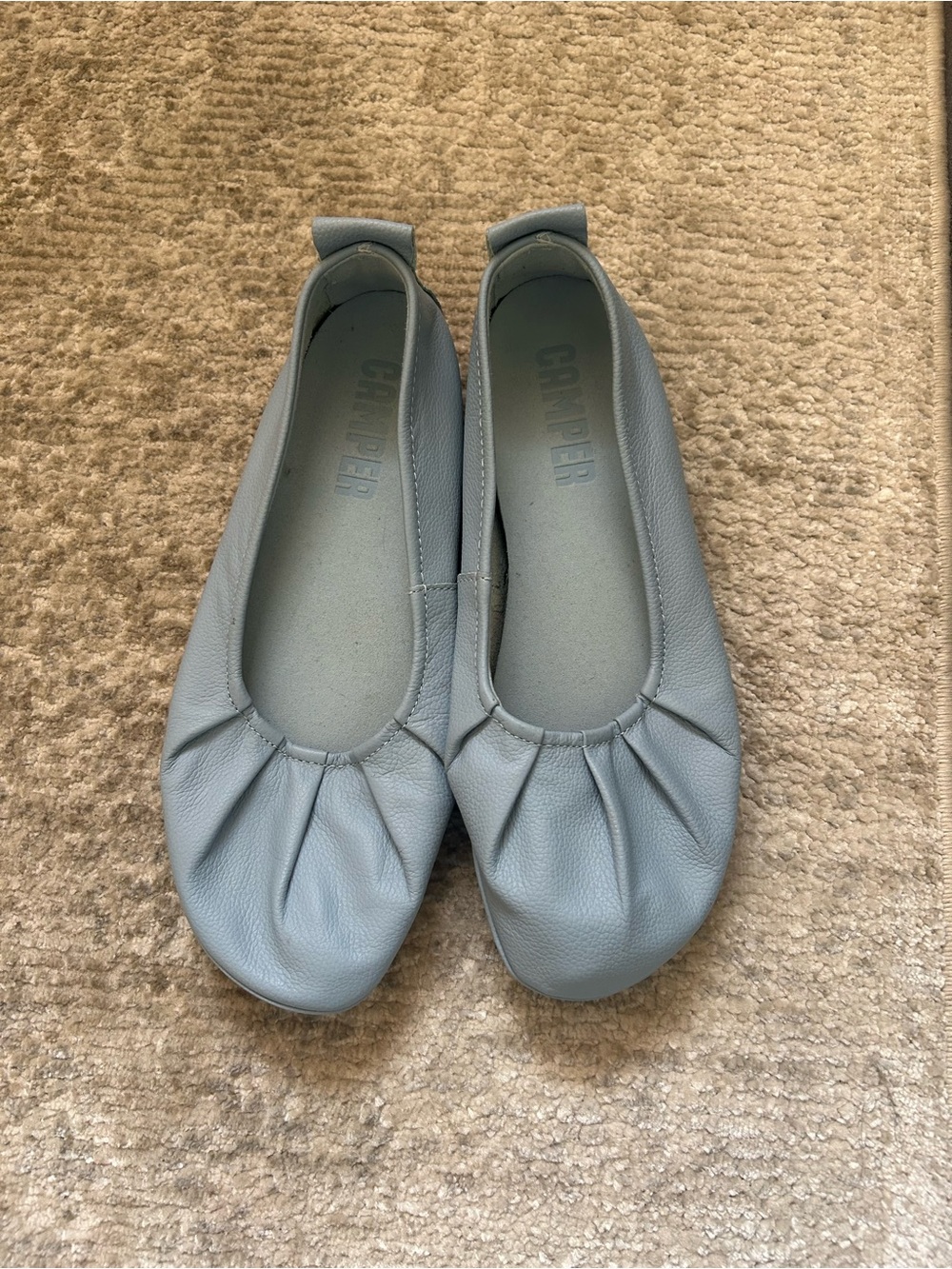 Light blue ballet flat